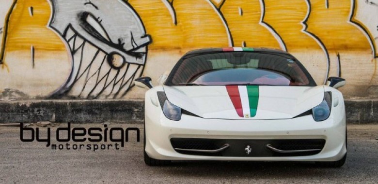 Ferrari 458 Italia w/ custom paint.