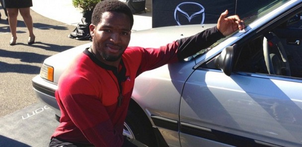 22 Year Old Redskin's Running Back Gets His 91' Mazda 626 Restored