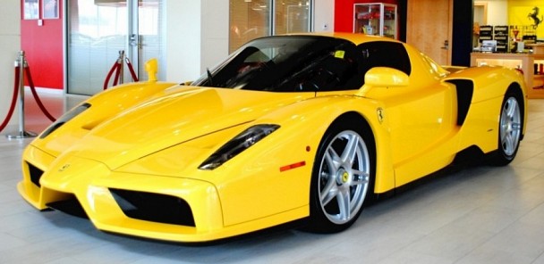 CarVerse Epic Find of the Day: Yellow Ferrari Enzo