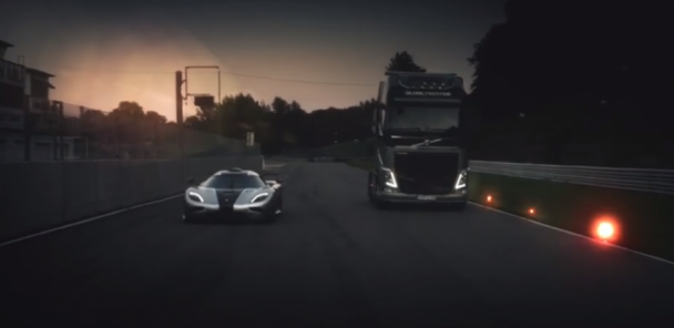 Volvo Semi-Truck VS Koenigsegg One:1