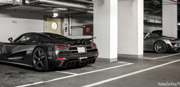 Dynamic Duo: Koenigsegg Agera R and Porsche 918 Spyder Spotted in Germany