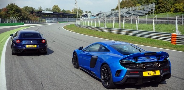 McLaren 675LT and FF Photoshoots on Monza GP Circuit and Parabolica